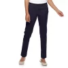 Petite Women's Croft & Barrow® Effortless Stretch Pull-On Straight-Leg Pants -Barrow Sales 3294699 Genuine Navy