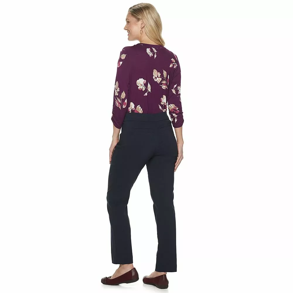 Women's Croft & Barrow® Millennium Tummy Control Pull-On Pants 4 Women's Croft & Barrow® Millennium Tummy Control Pull-On Pants - Image 2