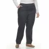 Plus Size Croft & Barrow® Pull-On Tapered-Leg Jeans -Barrow Sales 379623 Dark Gray Denim