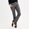 Women's Croft & Barrow® Effortless Stretch Pull-On Bootcut Pants -Barrow Sales 3857885 Heather Gray