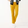Women's Croft & Barrow® Straight-Leg Corduroy Pants -Barrow Sales 3880395 Yellow