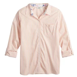 Women's Croft & Barrow® Essential Comfort Stretch Shirt -Barrow Sales 4676876 ALT5