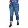 Plus Size Croft & Barrow® Pull-On Girlfriend Jeans 1 Plus Size Croft & Barrow® Pull-On Girlfriend Jeans -Barrow Sales 4926845 Medium Wash