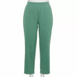Plus Size Croft & Barrow® Easy Knit Straight-Leg Pants