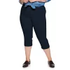 Plus Size Croft & Barrow® Effortless Stretch Capri Pants -Barrow Sales 5181005 Navy