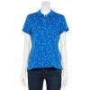Petite Croft & Barrow® Essential Polo Shirt -Barrow Sales 5237699 Blue Floral