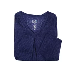 Women's Croft & Barrow® Whisperluxe Long Sleeve Pajama Top -Barrow Sales 5597044 ALT3