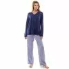 Women's Croft & Barrow® Whisperluxe Long Sleeve Pajama Top 2 Women's Croft & Barrow® Whisperluxe Long Sleeve Pajama Top -Barrow Sales 5597044 Heather Navy