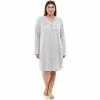 Plus Size Croft & Barrow® Whisperluxe Long Sleeve Sleepshirt -Barrow Sales 5597049 Elaborate Hide