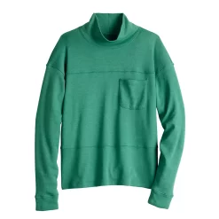 Women's Croft & Barrow® Mockneck Sweatshirt -Barrow Sales 5685918 ALT5