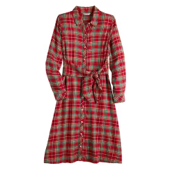 Women's Croft & Barrow® Knot-Waist Shirt Dress -Barrow Sales 5700435 ALT5