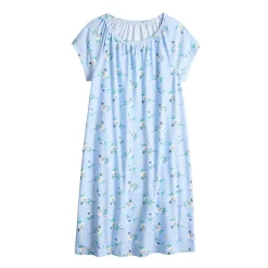 Women's Croft & Barrow® Short Sleeve Cotton Nightgown -Barrow Sales 5708274 ALT5