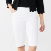 Women's Croft & Barrow® Effortless Stretch Skimmer Shorts 2 Women's Croft & Barrow® Effortless Stretch Skimmer Shorts -Barrow Sales 5929121 White