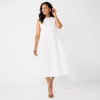 Women's Croft & Barrow® Sleeveless Flared Dress 2 Women's Croft & Barrow® Sleeveless Flared Dress -Barrow Sales 5931008 White Eyelet