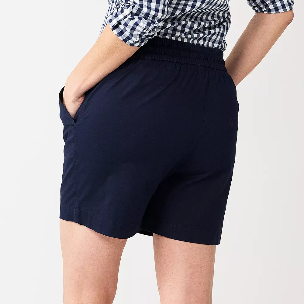 Women's Croft & Barrow® Chino Utility Shorts 4 Women's Croft & Barrow® Chino Utility Shorts - Image 2