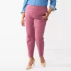 Plus Size Women's Croft & Barrow® Effortless Stretch Pull-On Straight-Leg Pants -Barrow Sales 6264341