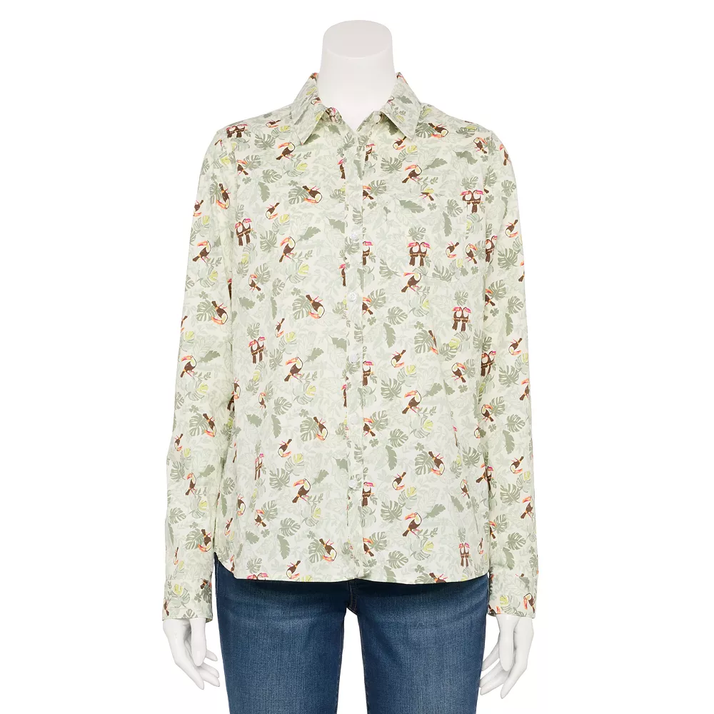 Women's Croft & Barrow® Essential Comfort Stretch Shirt 3 Women's Croft & Barrow® Essential Comfort Stretch Shirt